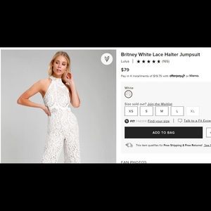 White Lace Jumpsuit